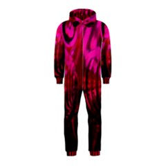 Abstract Bubble Background Hooded Jumpsuit (kids)