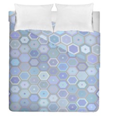 Bee Hive Background Duvet Cover Double Side (queen Size) by Amaryn4rt