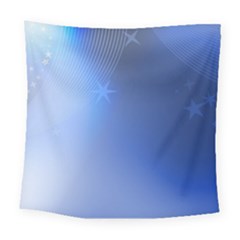 Blue Star Background Square Tapestry (large) by Amaryn4rt