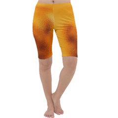 Blurred Glass Effect Cropped Leggings 