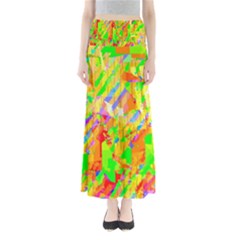 Cheerful Phantasmagoric Pattern Maxi Skirts by Amaryn4rt