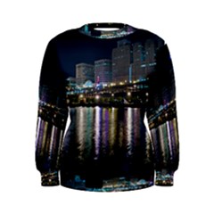 Cleveland Building City By Night Women s Sweatshirt by Amaryn4rt