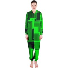 Cyber Glow Hooded Jumpsuit (ladies) 