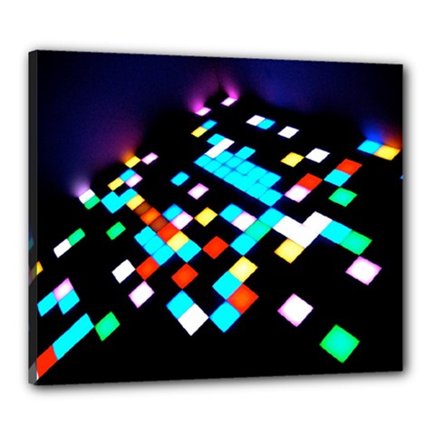 Dance Floor Canvas 24  X 20  by Amaryn4rt