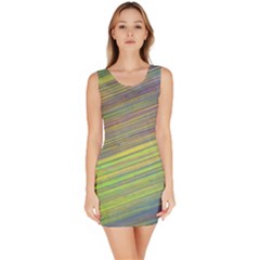 Diagonal Lines Abstract Sleeveless Bodycon Dress by Amaryn4rt