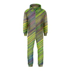 Diagonal Lines Abstract Hooded Jumpsuit (kids)