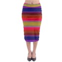 Fiesta Stripe Colorful Neon Background Midi Pencil Skirt View1