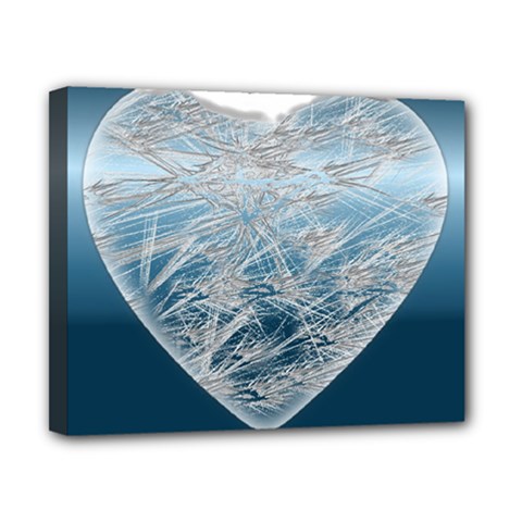 Frozen Heart Canvas 10  x 8 