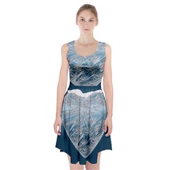 Frozen Heart Racerback Midi Dress