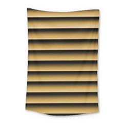 Golden Line Background Small Tapestry by Amaryn4rt