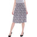 Welcome Letters Pattern Midi Beach Skirt View1