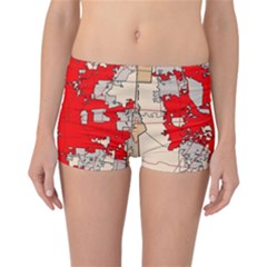 Map Of Franklin County Ohio Highlighting Columbus Reversible Bikini Bottoms