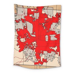 Map Of Franklin County Ohio Highlighting Columbus Medium Tapestry