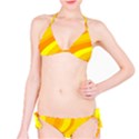 Orange Yellow Background Bikini Set View1