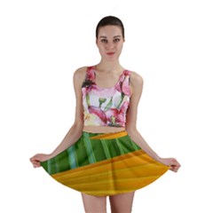 Pattern Colorful Palm Leaves Mini Skirt by Amaryn4rt