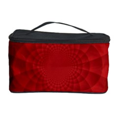 Psychedelic Art Red  Hi Tech Cosmetic Storage Case by Amaryn4rt