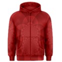 Psychedelic Art Red  Hi Tech Men s Zipper Hoodie View1