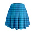 Seamless Blue Tiles Pattern Mini Flare Skirt View2