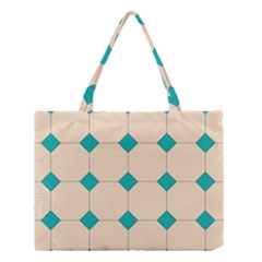 Tile Pattern Wallpaper Background Medium Tote Bag by Amaryn4rt