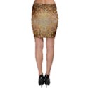 Yellow And Black Stained Glass Effect Bodycon Skirt View2