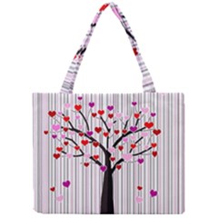 Valentine s Day Tree Mini Tote Bag