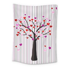 Valentine s Day Tree Medium Tapestry