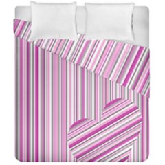 Pink Love Pattern Duvet Cover Double Side (california King Size) by Valentinaart