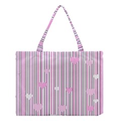 Pink Love Medium Tote Bag by Valentinaart