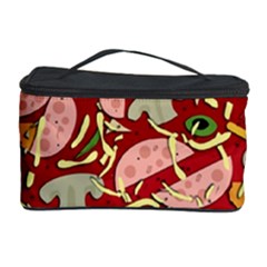 Pizza Pattern Cosmetic Storage Case
