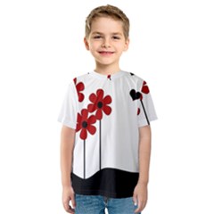 Flowers Kids  Sport Mesh Tee