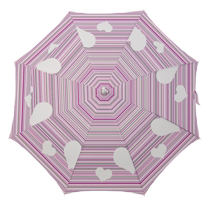 Pink Valentines day design Straight Umbrellas