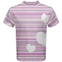 Pink Valentines Day Design Men s Cotton Tee by Valentinaart