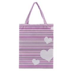 Pink Valentines Day Design Classic Tote Bag