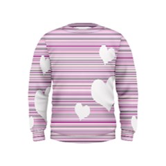 Pink Valentines Day Design Kids  Sweatshirt