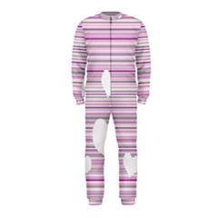 Pink Valentines Day Design Onepiece Jumpsuit (kids)