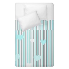 Cyan Love Duvet Cover Double Side (single Size)