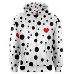 Dots And Hart Men s Zipper Hoodie