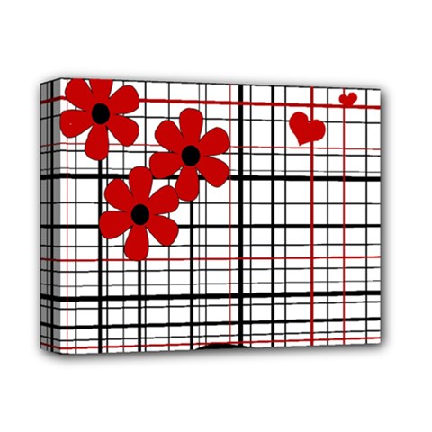 Cute Floral Desing Deluxe Canvas 14  X 11 