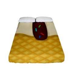 Ice Cream Zoom Fitted Sheet (full/ Double Size)
