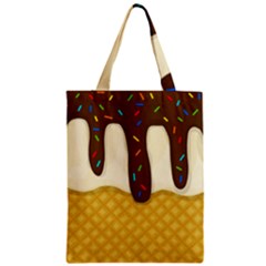 Ice Cream Zoom Zipper Classic Tote Bag