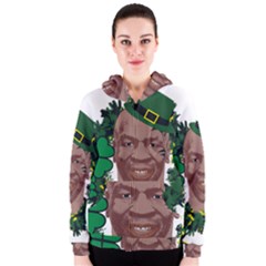 Kith Me I m Irith, Mike Tyson St Patrick s Day Design Women s Zipper Hoodie by twistedimagetees