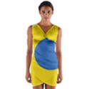 Ukrainian Air Force Roundel Wrap Front Bodycon Dress View1