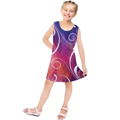 Brushes Chevron Kids  Tunic Dress