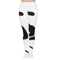 Alpine Skiing Pictogram  Women s Tights by abbeyz71