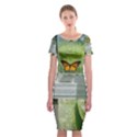 Butterfly #17 Classic Short Sleeve Midi Dress View1