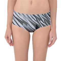 Abstract Background Geometry Block Mid-waist Bikini Bottoms by Amaryn4rt