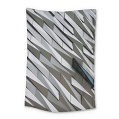 Abstract Background Geometry Block Small Tapestry by Amaryn4rt