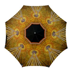 Abstract Blur Bright Circular Golf Umbrellas