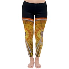 Abstract Blur Bright Circular Classic Winter Leggings by Amaryn4rt