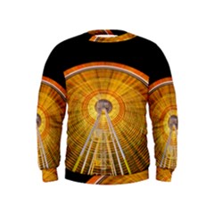 Abstract Blur Bright Circular Kids  Sweatshirt